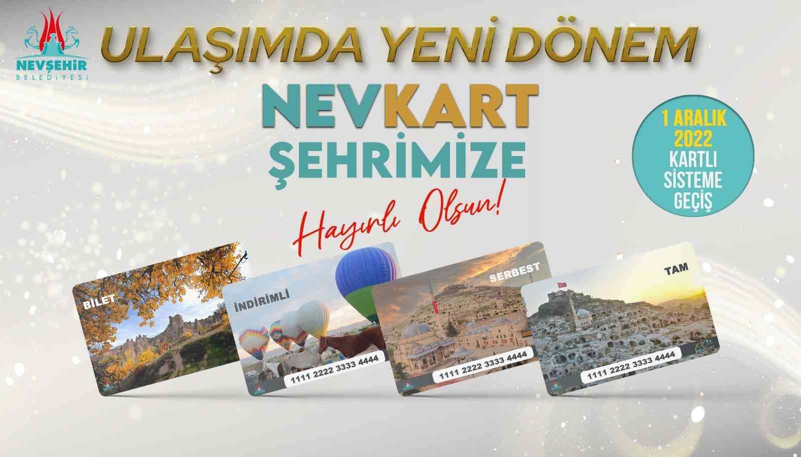 Nevşehir'de şehir içi toplu taşıma kartı kullanımı 1 Aralık’ta başlıyor