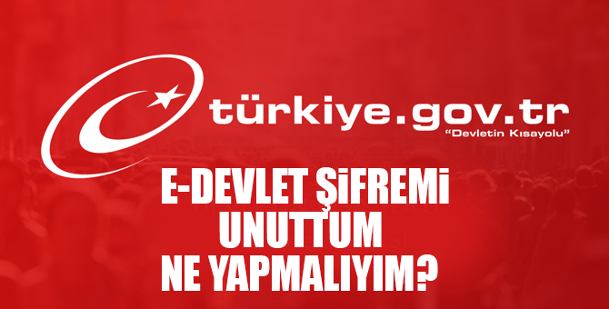 e-Devlet şifremi unuttum! şifre çözümleri