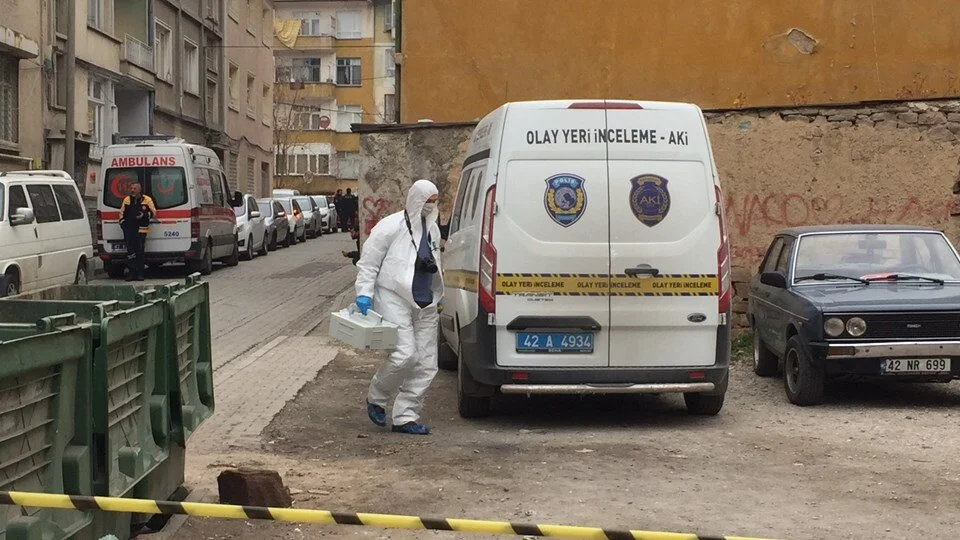 Konya'da iki kızını bıçaklayarak öldüren cani baba tutuklandı