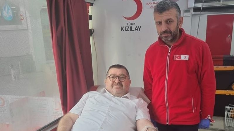 Düzce'de 2023 yılının ilk kan bağışı kampanyası yapıldı