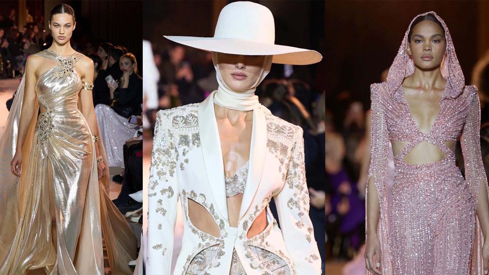 Yılın çok konuşulacak defilesi Zuhair Murad'dan geldi! Paris Haute Couture podyumları yıkıldı!