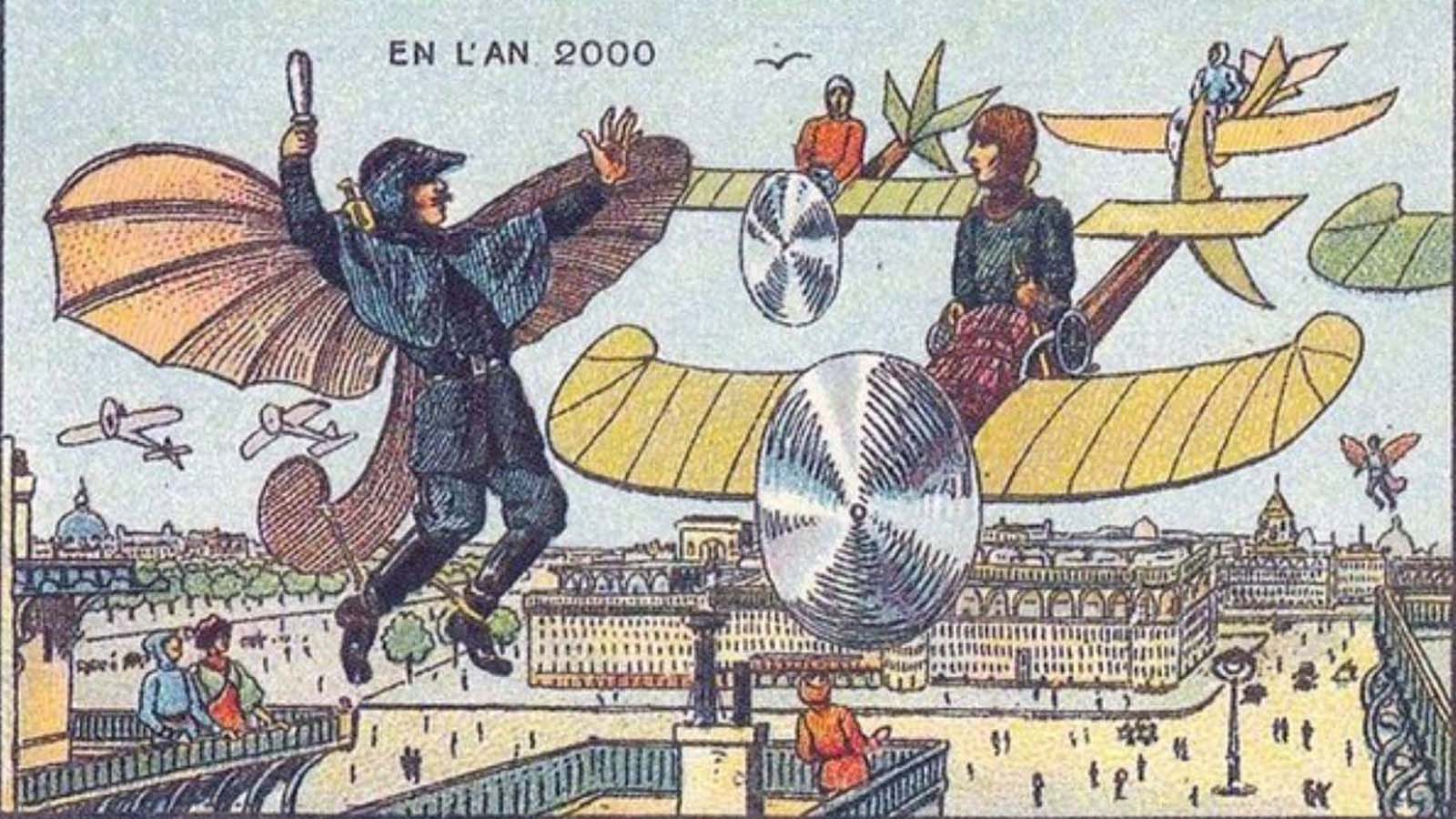 1899 yılında insanların 2000'leri nasıl hayal ettiği ortaya çıktı!