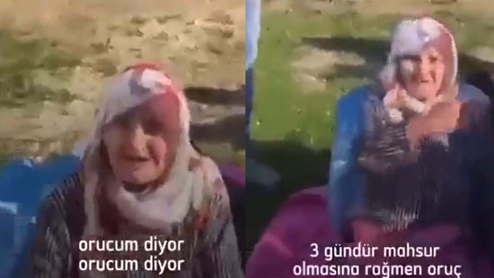 Oruçlu olan bir depremzede tüm ısrarlara rağmen akşam ezanını bekledi! O anlar yürekleri ısıttı!