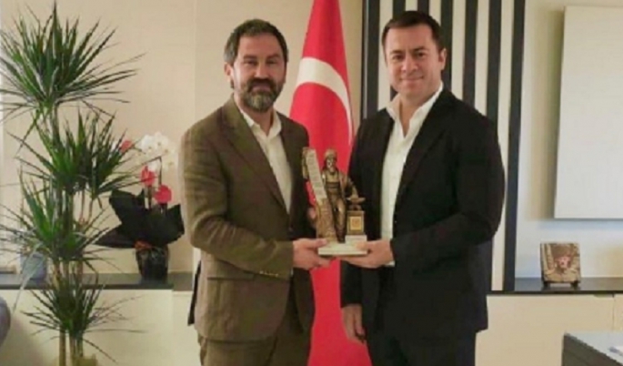 AHİSİAD Başkanı İbrahim Çam'dan Pendik ilçe emniyet müdürü Hakan Öztürk'e hayırlı osun ziyareti