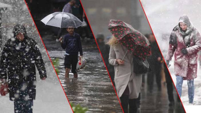 Kar yağışı, kuvvetli yağmur fırtınaya dikkat! Meteorolojiden o illere yoğun kar yağışı uyarısı! 25 Kasım 2024 Pazartesi hava durumu