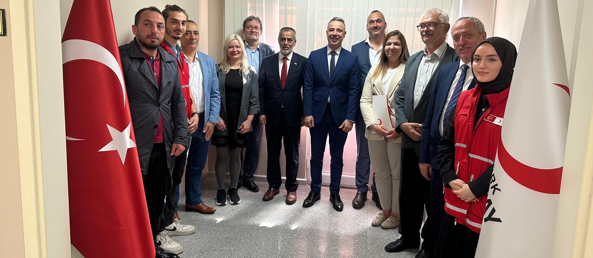 Pendik Kızılay Şubesi Macaristan Kispest Heyetini Ağırladı