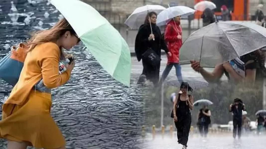 Meteoroloji 3 günlük alarm verdi: O, bölgelerde sıcaklıklar düşüyor, sağanak yağmur geliyor!