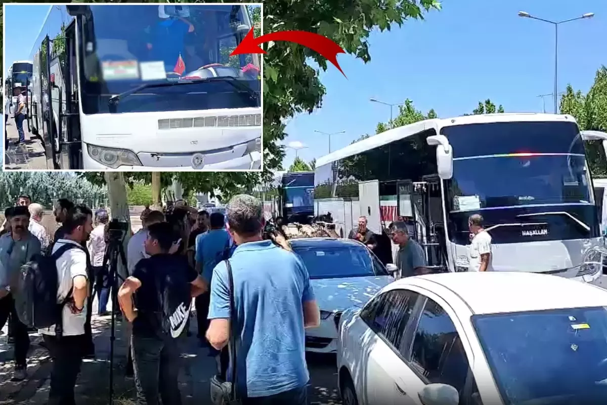 Son dakika: Silah bırakma töreni için Diyarbakır'dan 4 otobüs yola çıktı