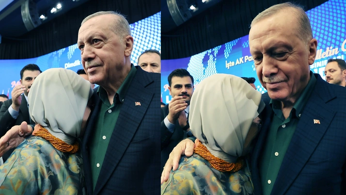 Başkan Erdoğan'ın tarihi konuşmasında tarihi anlar: Emine Erdoğan göz yaşlarına hakim olamadı