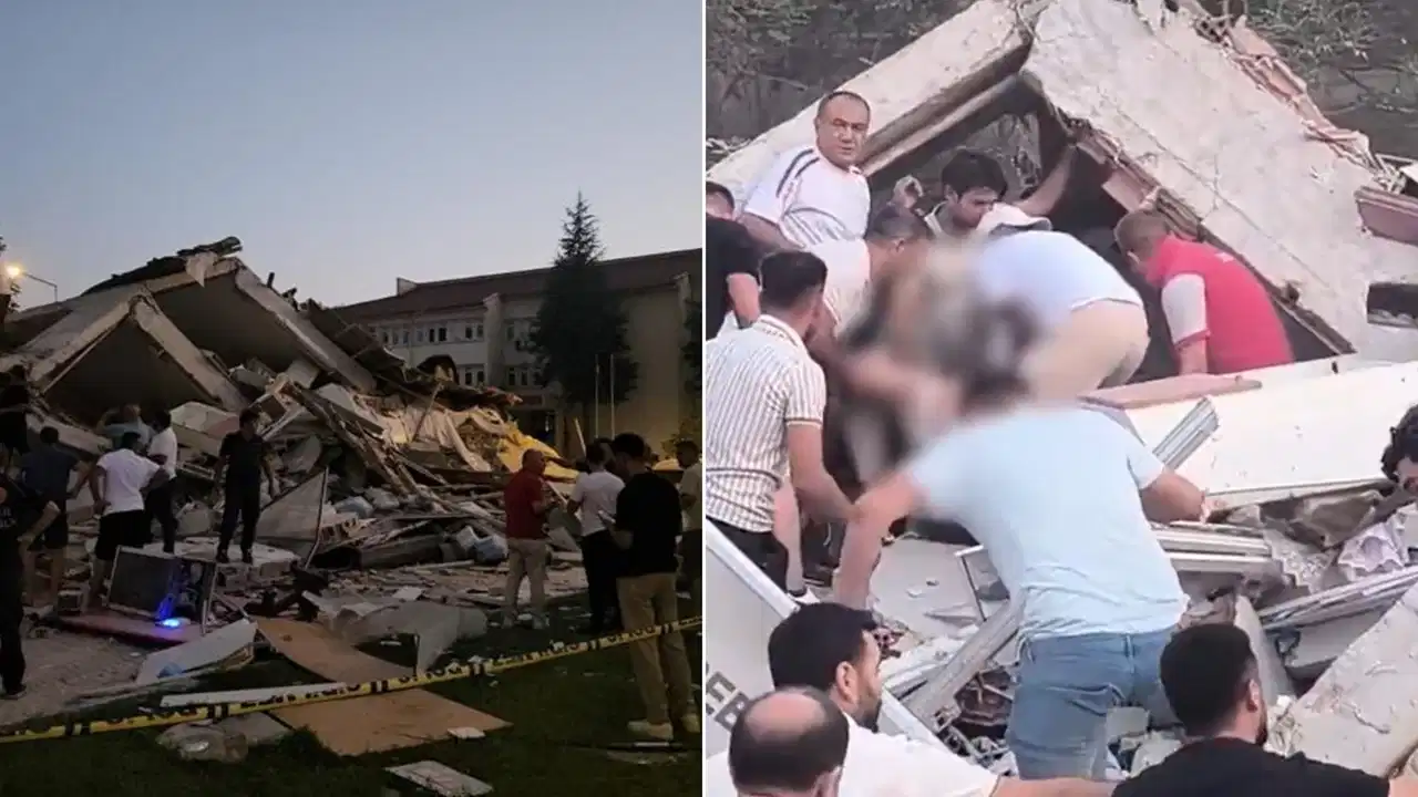 Depreminin boyutları hava aydınlanınca ortaya çıktı! 6.1 Balıkesir depremin yıkıcı görüntüleri