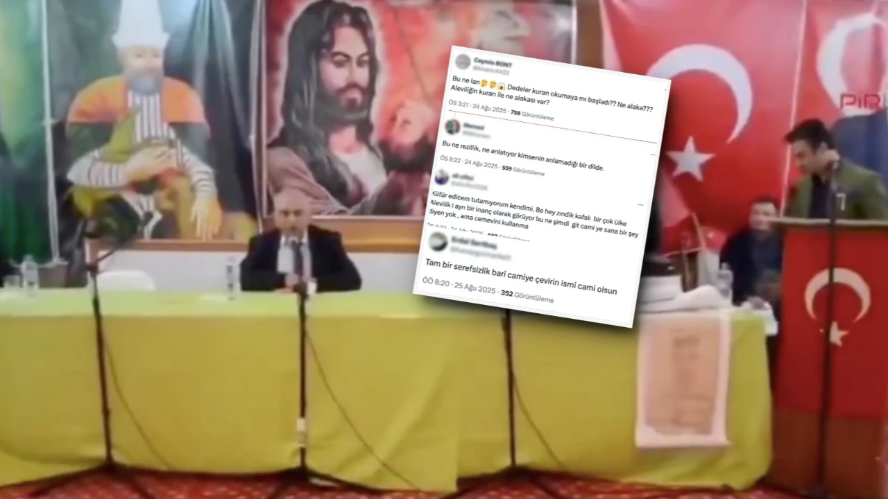 Alevi dede Kur'an-ı Kerim okudu: Linç yağmuruna tutuldu!