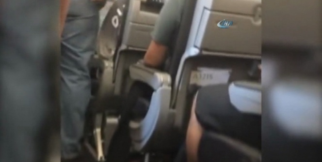 Trabzon uçağında olay üstüne olay: İki erkeğin öpüştüğü iddiası ortalığı karıştırdı, duruma kızan bir yolcu uçak havadayken inmek istedi