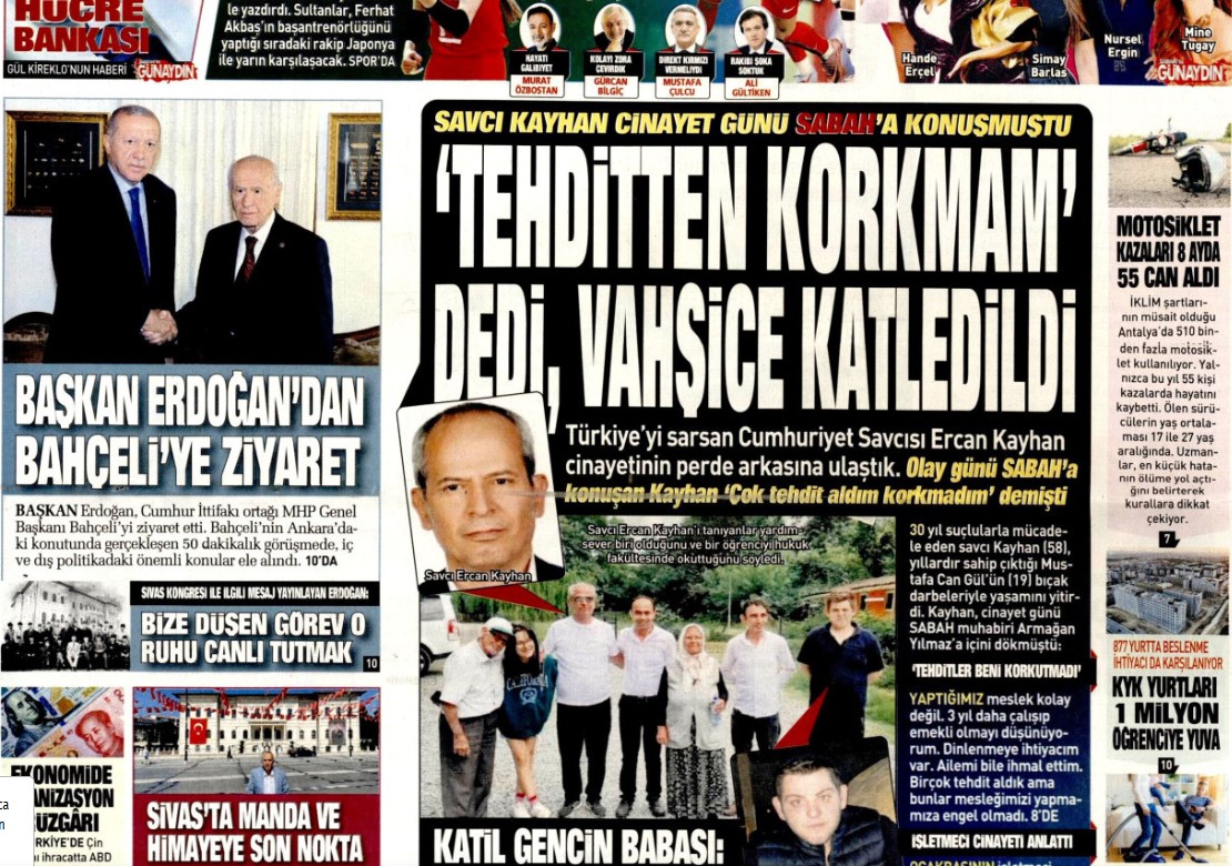 ''Tehditten kormam'' dedi, vahşice katledildi: 5 Eylül 2025 Cuma güncel gazete manşetleri