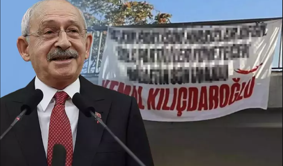 CHP'nin mitingi öncesi çok konuşulacak Kılıçdaroğlu pankartı! 'Halkın partisini hırsızlar değil, halk partililer yönetecek'
