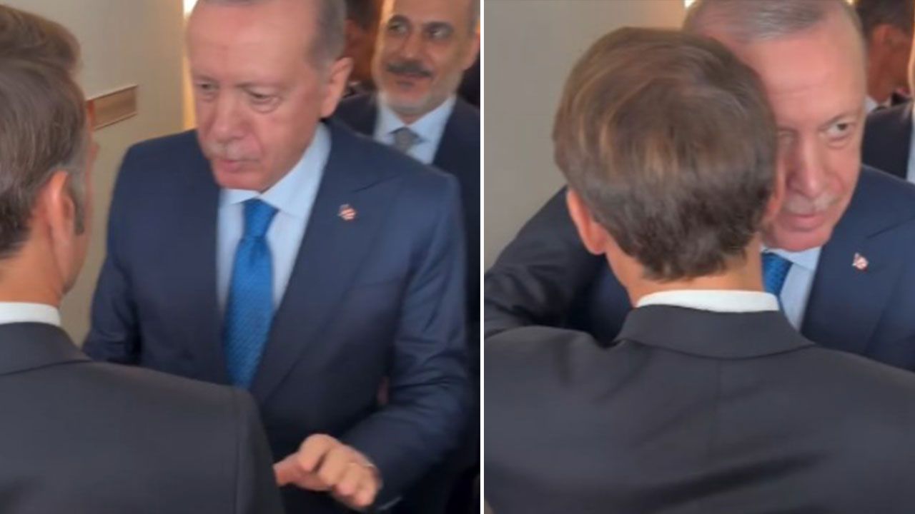 Erdoğan Macron'a esprili laf soktu: "İyi olduğu da oluyormuş"