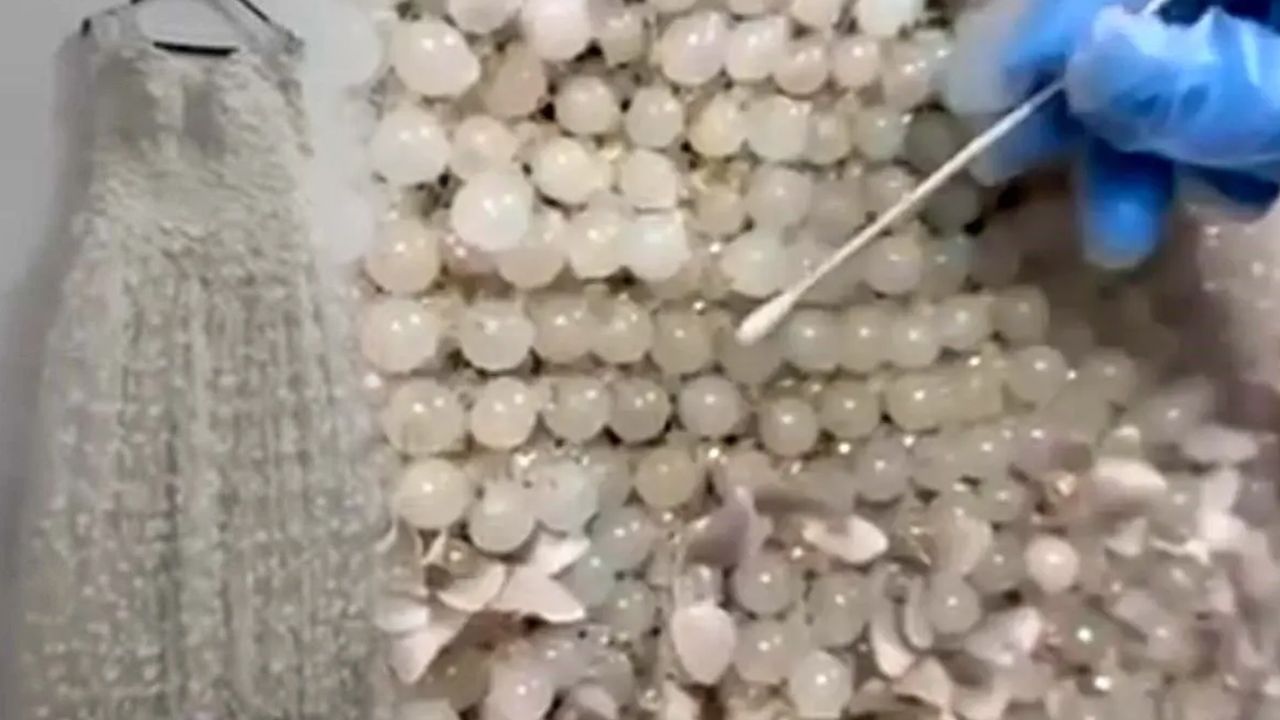 Kayseri’de şeytanı bile şaşırtacak olay: Gelinliğe boncuk boncuk uyuşturucu işlemişler!