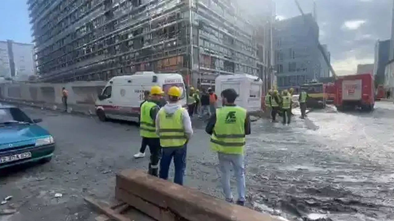 Bahçelievler'de hareketli dakikalar: İnşaatın yük asansörü düştü, yaralılar var!