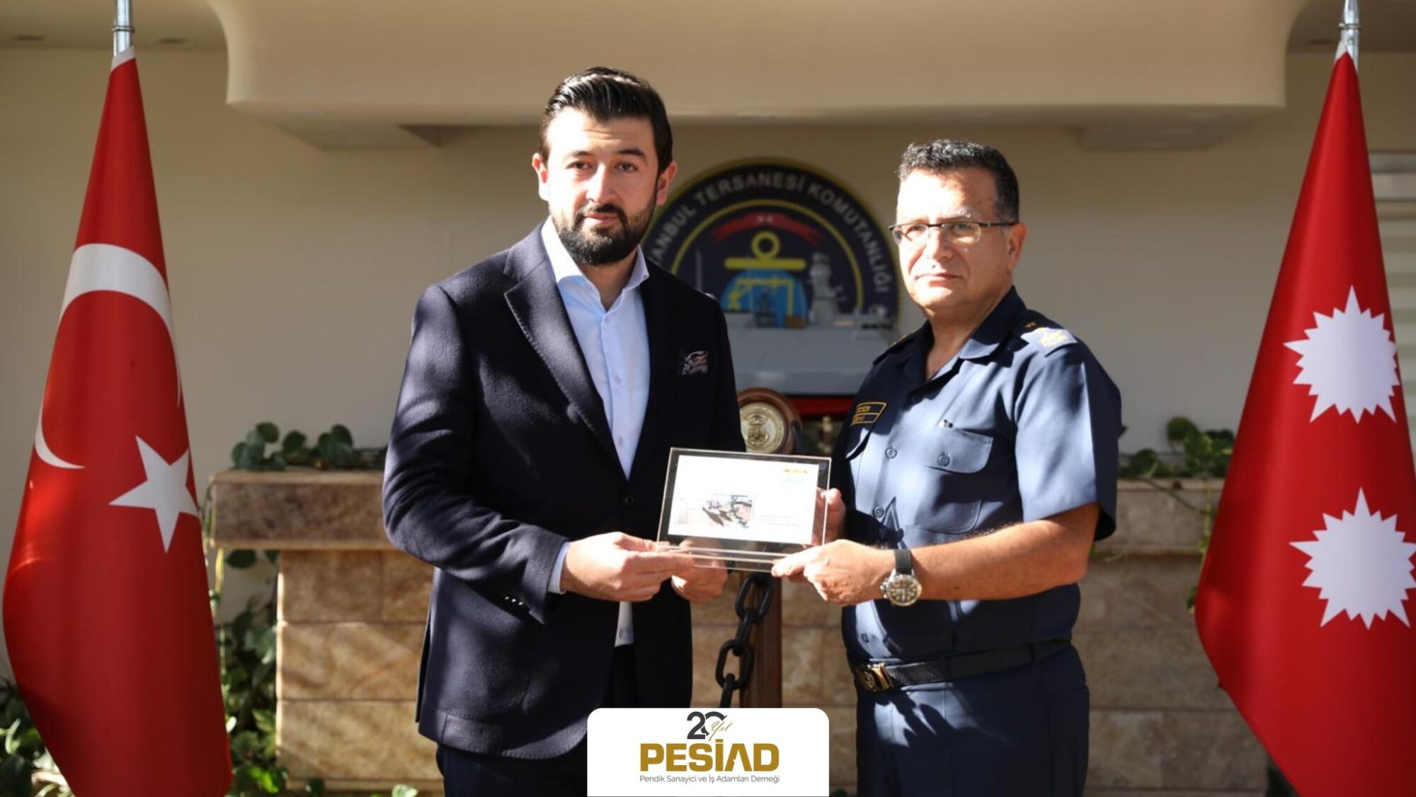 PESİAD Tersane Komutanı Erdin Yetkin’i ziyaret etti