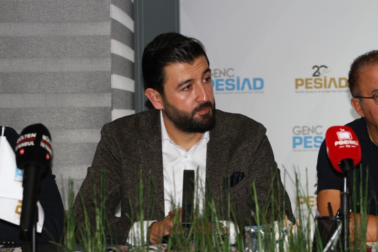 PESİAD geleneksel basın toplantısı ile yerel basınla bir araya geldi: Başkan Cüneyt Battal'dan 20. yıl vurgusu