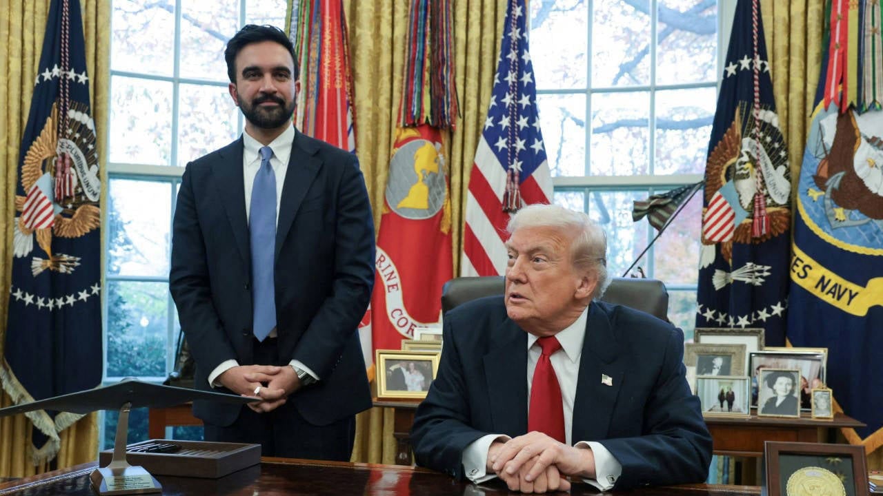 Trump'la bir araya gelen Mamdani söylemlerini ve duruşunu bozmadı!