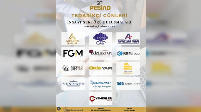 PESİAD, inşaat sektöründeki işbirliğini güçlendirmek için önemli bir adım atıyor