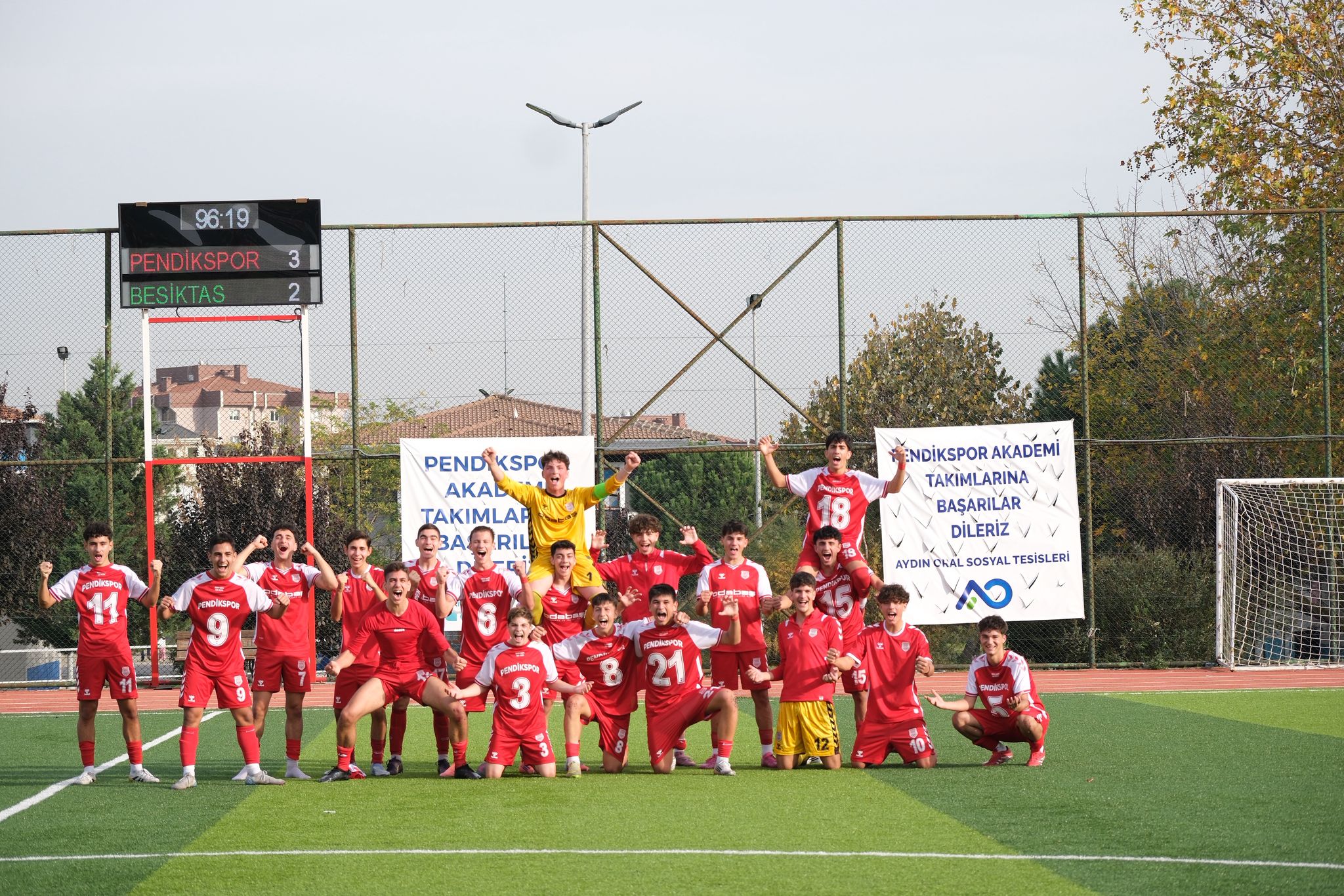 Atko Grup Pendikspor Futbol A.Ş. Alt Yapı Takımları Haftayı 3 Galibiyet, 2 Beraberlik ve 1 Mağlubiyetle Tamamladı