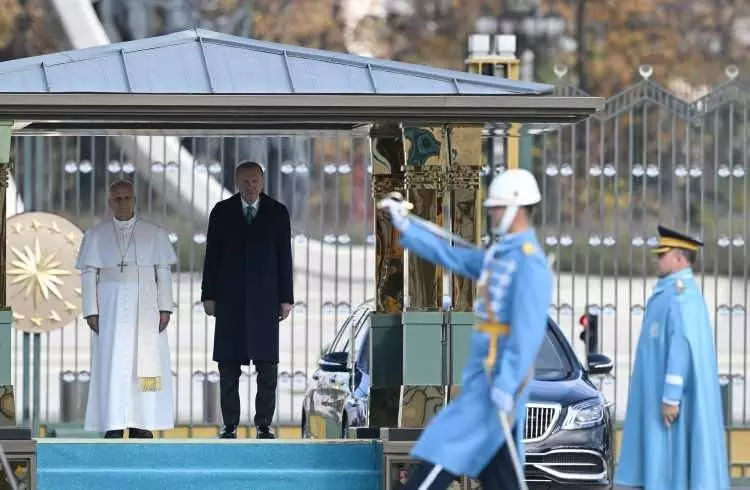 İlk kez bir araya gelen Papa 14. Leo ile Başkan Erdoğan'dan önemli açıklamalar!