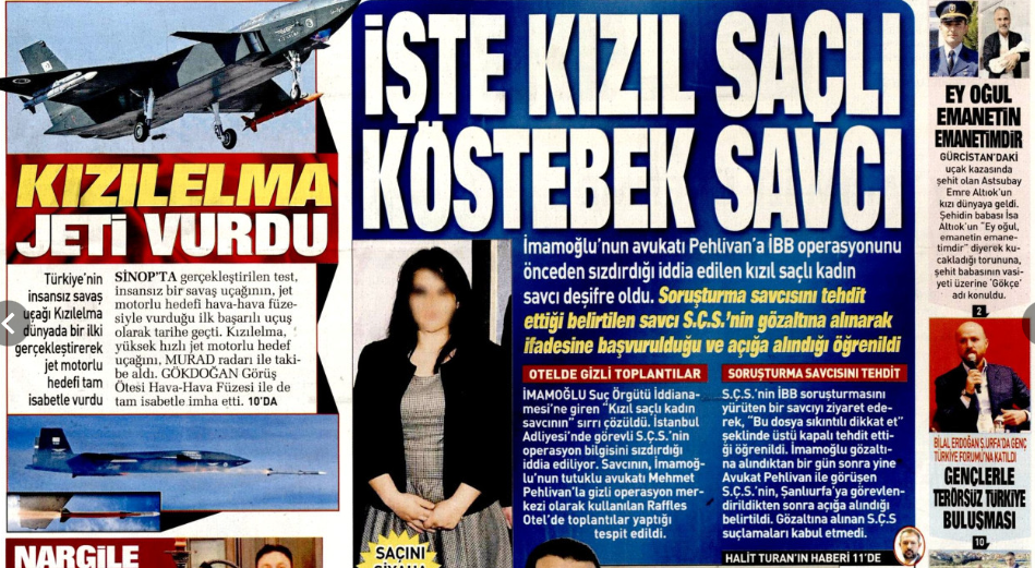 İşte kızıl saçlı köstebek savcı: 1 Ekim 2025 gazete manşetleri