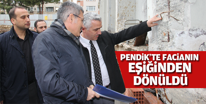 Pendik Atatürk Kültür Merkezi'nde Facianın eşiğinden dönüldü