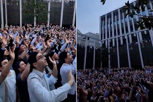 Süleymancıların Almanya kolundan dikkat çeken açılış: Yüzlerce mavi takkeli bir arada...