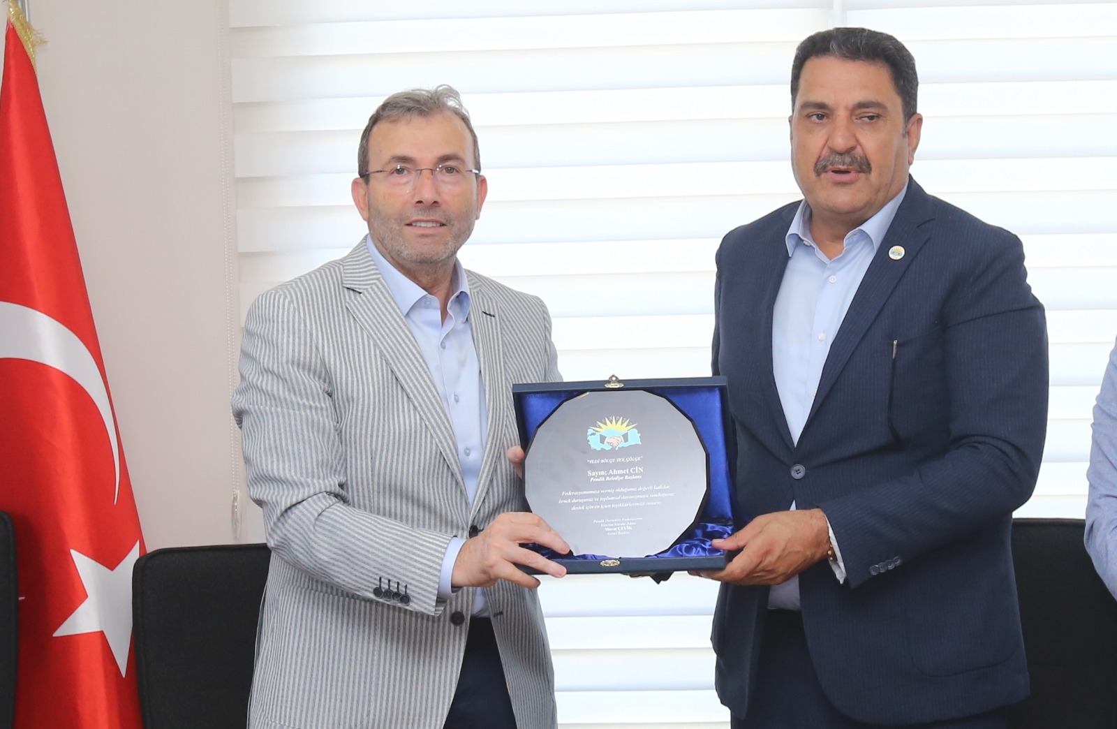 PENDEF'den Başkan Ahmet Cin'e Ziyaret