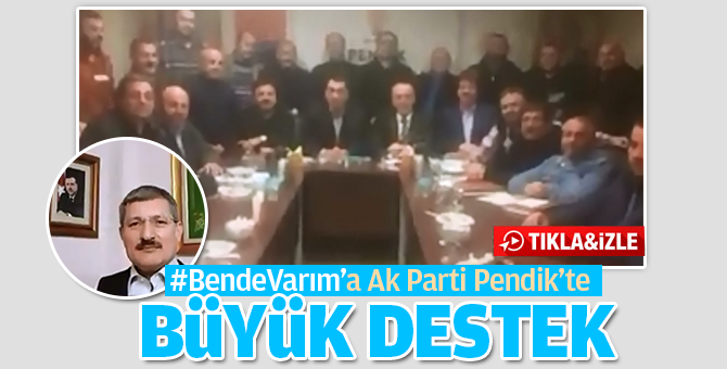 AK Parti Pendik’ten “BendeVarım” kampanyasına büyük destek!