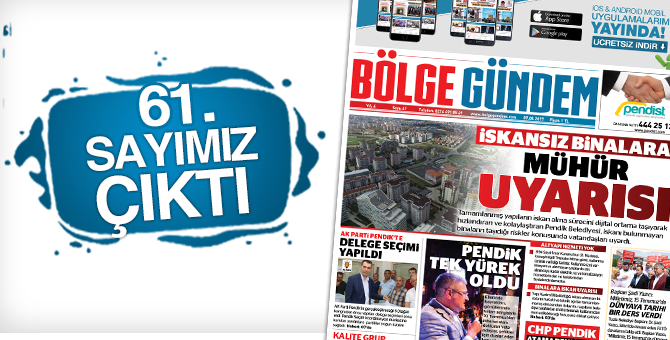 Bölge Gündem Gazetesi 61. Sayı