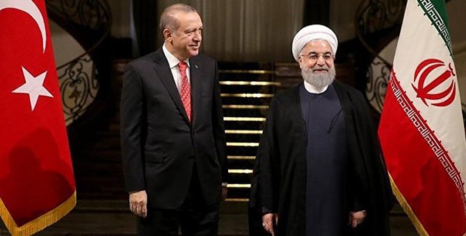 Erdoğan ve Ruhani'den Ortak Basın Açıklaması