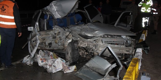 Amasya’da feci kaza: 2 ölü, 4 yaralı