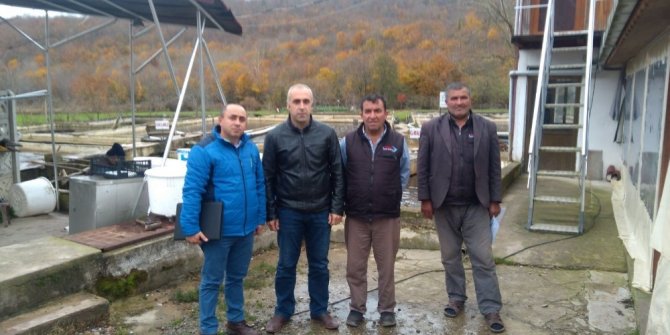 Alalabalık üretim tesis sahiplerine hibe desteği anlatıldı