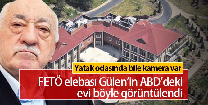 FETÖ elebaşı Gülen'in ABD'deki evi böyle görüntülendi