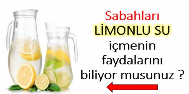 Sabahları Limonlu Su İçmenin Faydalarını Biliyor musunuz?