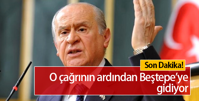 MHP Lideri Bahçeli Yarın Beştepe'ye Gidiyor