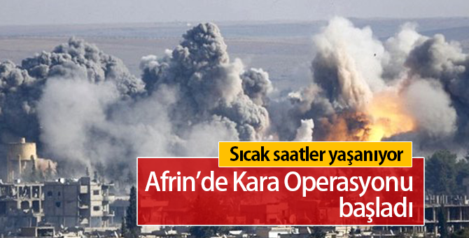 Afrin'de Kara Operasyonu Başladı mı