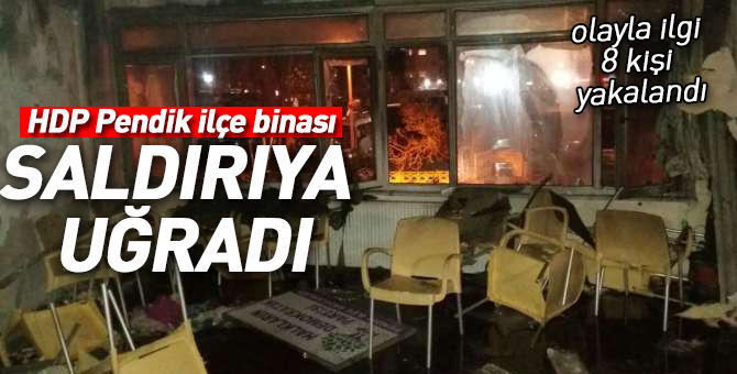 HDP Pendik ilçe binasına saldırı