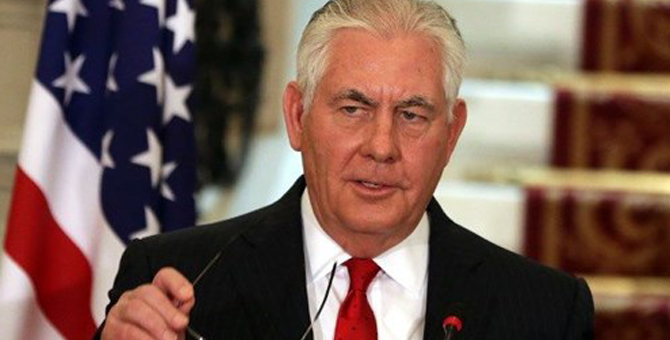 ABD Dışişleri Bakanı Tillerson'dan Türkiye'ye Kritik Mesaj