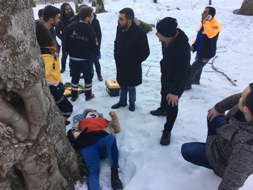 Kartepe'de 100 metre yüksekten yuvarlanarak yaralanan üniversite öğrencisi...