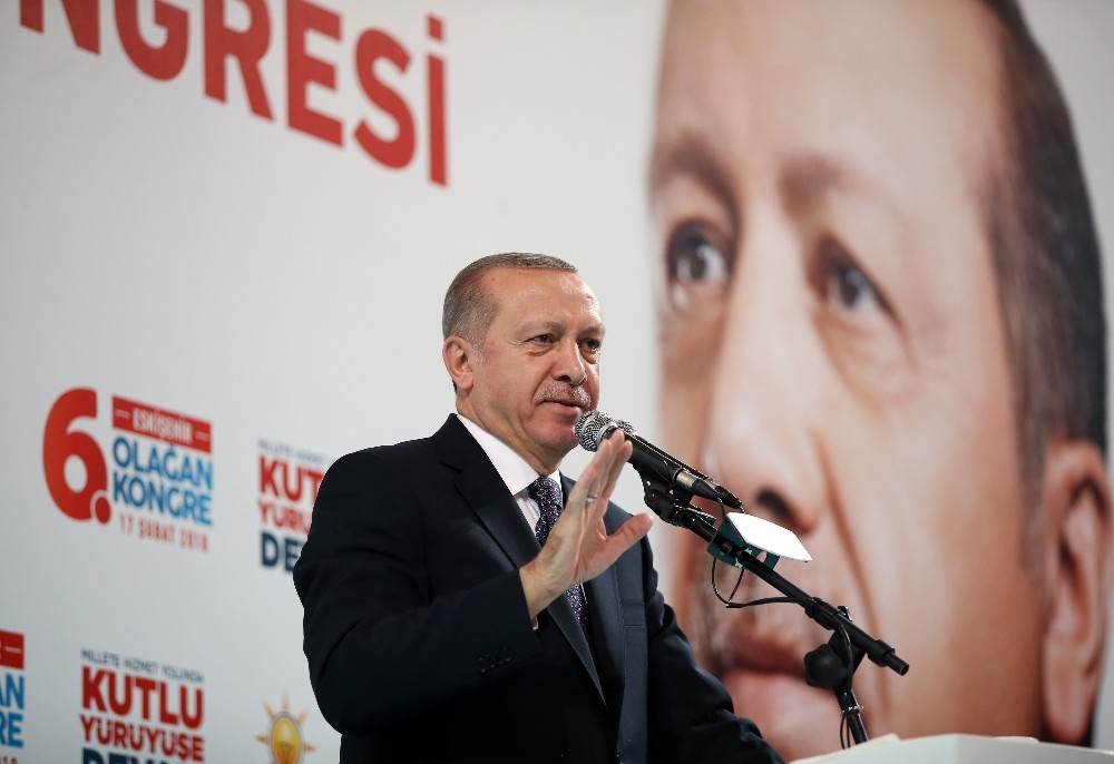 Erdoğan "Bize saldıranlara karşı kusura bakmayın ‘Osmanlı Tokadını’ atarız”