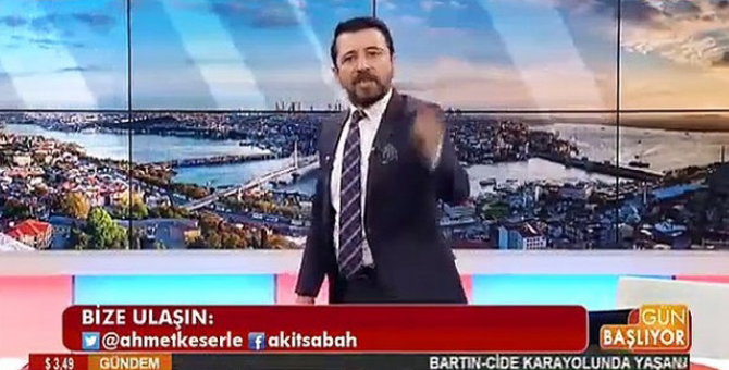 Akit TV Sunucusu Ahmet Keser Kovuldu