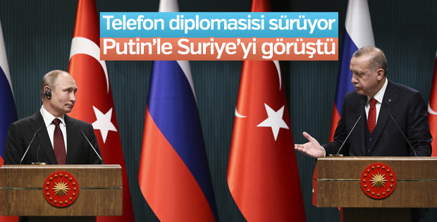 Cumhurbaşkanı Erdoğan, Bu Akşam Putin ile telefonda görüştü