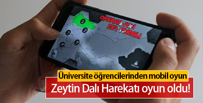 Zeytin Dalı Harekatı'nın Oyununu Yaptılar : Afrin SİHA Artık Cep Telefonunda