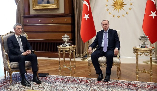 Cumhurbaşkanı Erdoğan NATO Genel Sekreterini Külliye'de Kabul Etti