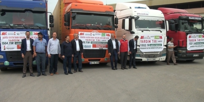 Kahramanmaraş’tan Suriye’ye yardım