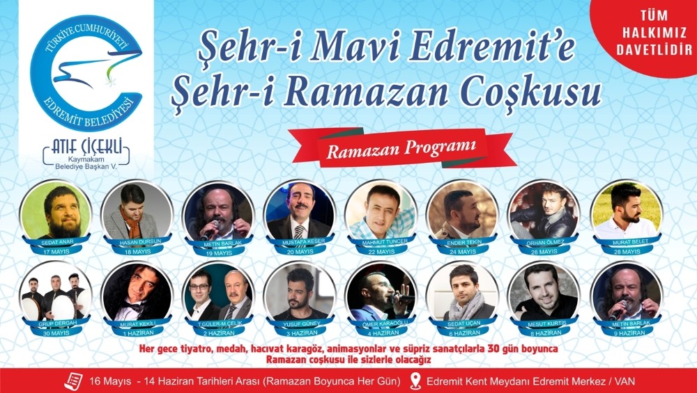 Van Edremit belediyesinden  maneviyatın dolu dolu Ramazan hazırlığı